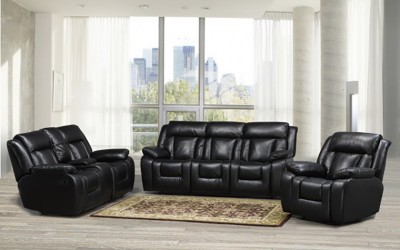 HUDSON SOFA SERIES BLACK